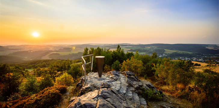 Aussichtspunkt Schwartenberg im Erzgebirge