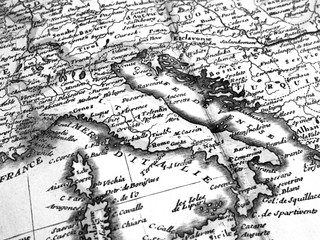 古地図　イタリア