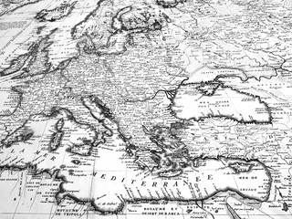 古地図　ヨーロッパ