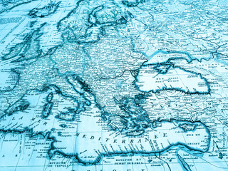 古地図　ヨーロッパ