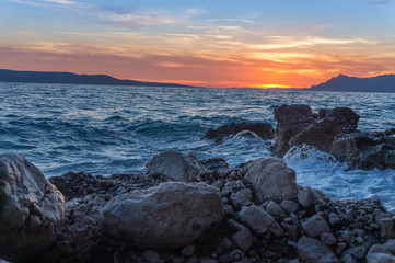 Sonnenuntergang in Makarska	07