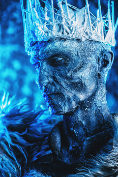 cold zombie portrait