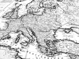 古地図　ヨーロッパ