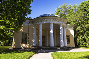 Naklejka premium The pavilion Concert hall in Tsarskoye Selo, Pushkin, St. Petersburg. Russia