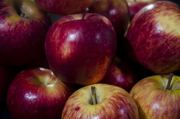 Cantidad de manzanas rojas