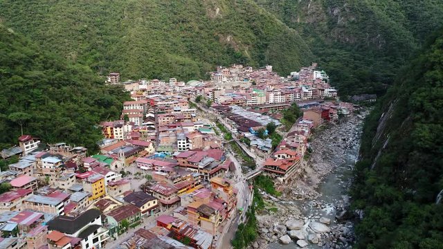 Aguas Calientes, Aerial. Peru