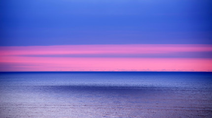 Fototapeta premium Atlantic Ocean sunset landscape