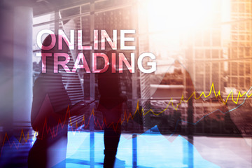 Online trading, Forex, Investment and financial market concept.