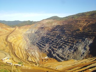 a big mine hole