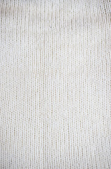 Pattern of the white woolen texture