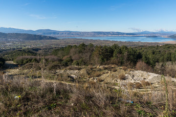 Amazing winter Landscape Pindus mountain, Epirus, Greece