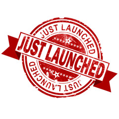 Just launched red vintage stamp
