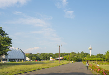 所沢航空記念公園の風景（埼玉県所沢市）