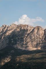 Fototapeta na wymiar Austrian Mountain with clouds 01