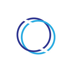 Linked circle logo design