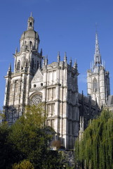 Ville d'Evreux, cathédrale Notre-Dame d'Evreux, département de l'Eure, Normandie, France