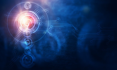 Technology communication concept