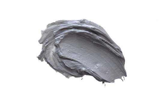 Smear Clay Mask on a white background