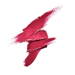 Collection of various Smears lipstick on white background