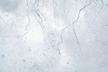 The texture of the ice. The frozen water.Winter background   