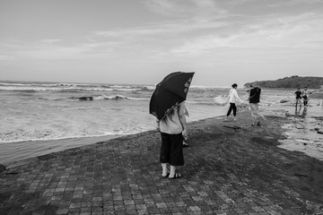 宮崎の観光地青島・台風余波8