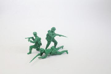 the fun of mini figure soldier at display
