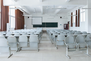 University classroom interior