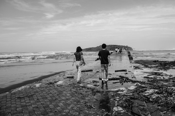 宮崎の観光地青島・台風余波17