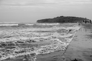 宮崎の観光地青島・台風余波29