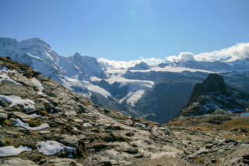 Fototapeta na wymiar zermatt matterhorn in Switzerland