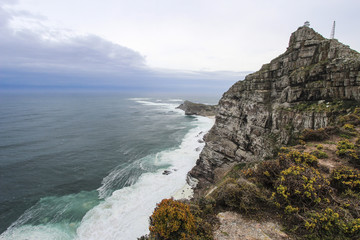 Cliffs by the Cape of Good Hope near Cape Town, South Africa