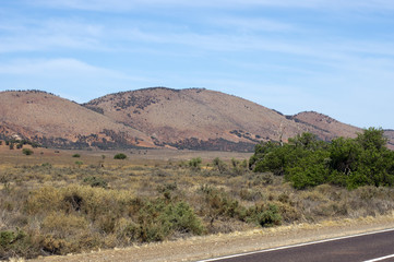 Scenery between Quorn and Hawker,  Flinders' Ranges, South Australia