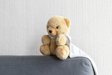 Teddy bear with flying cape