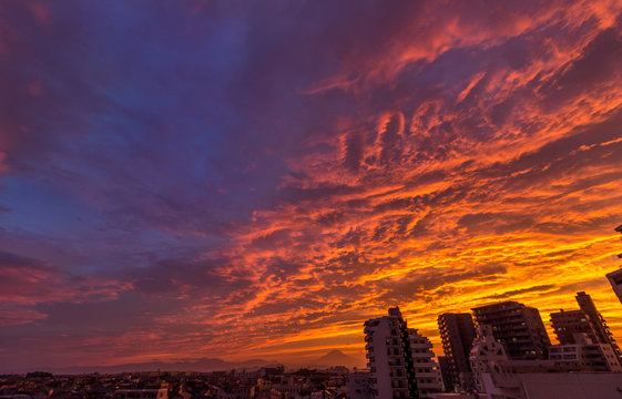Sunset clouds