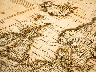 古地図　北ヨーロッパ