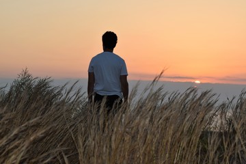 Alone man Holidays in North Cyprus Famagusta  