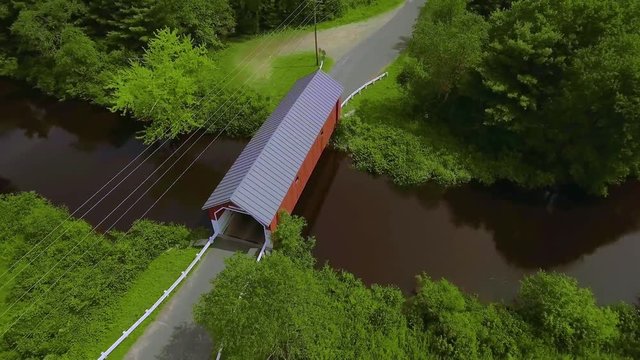 Covered Wooden Bridge Carleton, Swanzey, NH