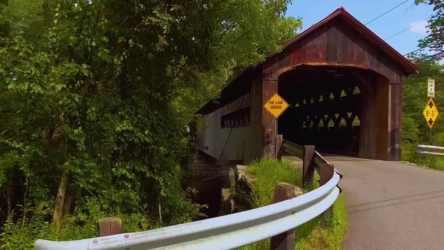 Covered Wooden Bridge Coombs