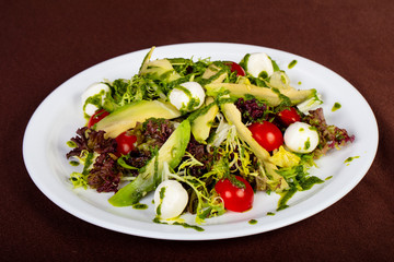Salad with avocado