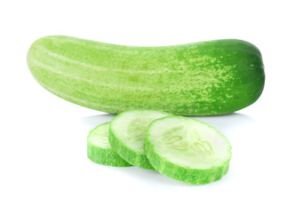 Cucumber isolate on white background