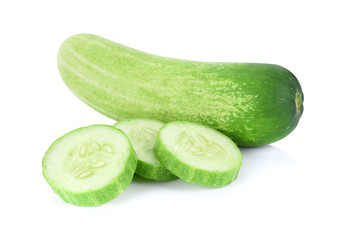 Cucumber isolate on white background