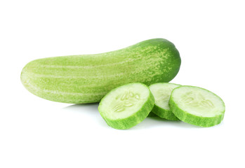 Cucumber isolated on white background
