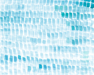 blue watercolor background with squares