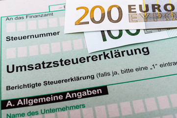 Finanzamt Umsatzsteuererklärung 