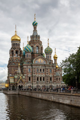 Fototapeta na wymiar Church of the Savior on Blood in Saint Petersburg.