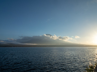 富士山と山中湖