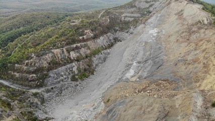 Beautiful aerial view of the rocks.