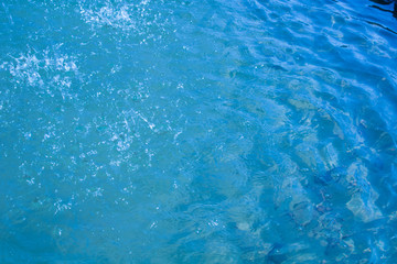 Village. Rural. Clean water in the fountain. Recreation Park in the village.