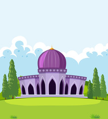 A beautiful mosque template