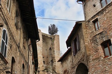 beautiful city of Assisi, in Umbria, Italy